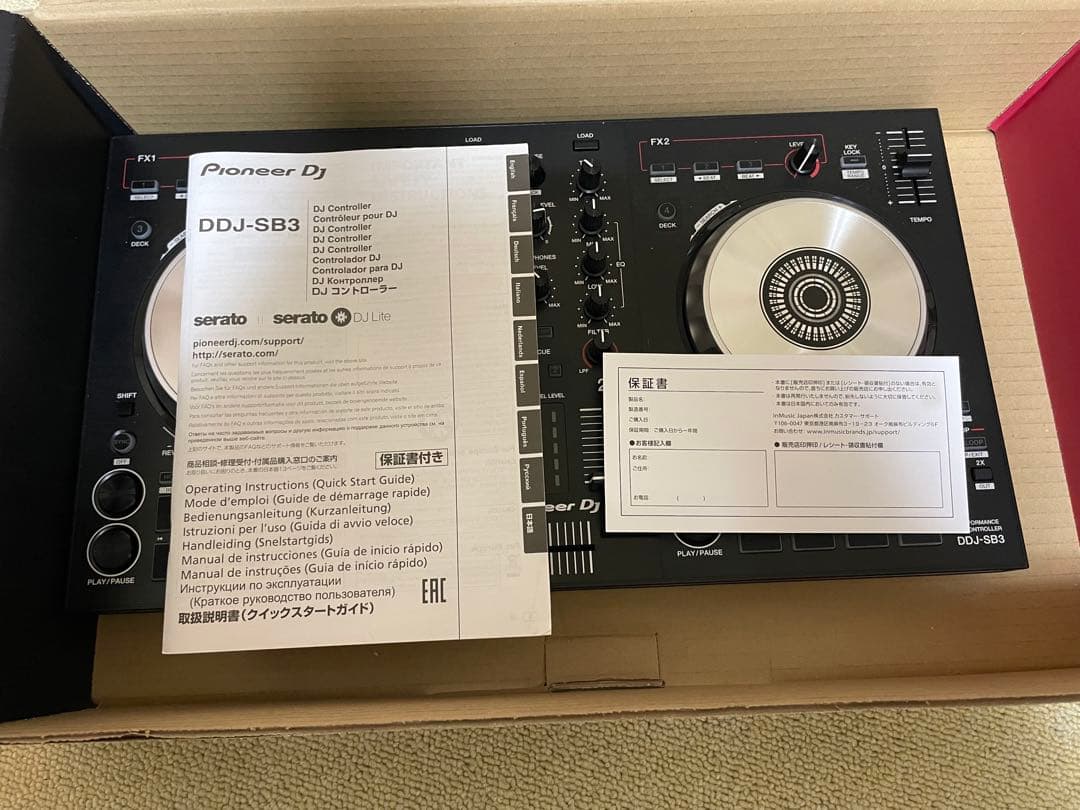 Pioneer DJ DDJ-SB3 DJコントローラー