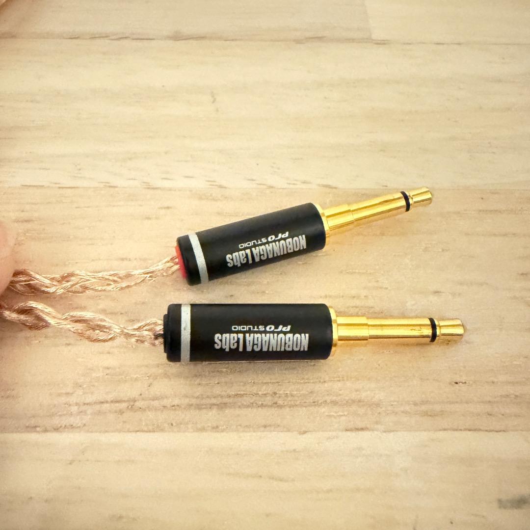 NOBUNAGA Labs 蓼科 ヘッドホンケーブル4.4mm/3.5mm×2