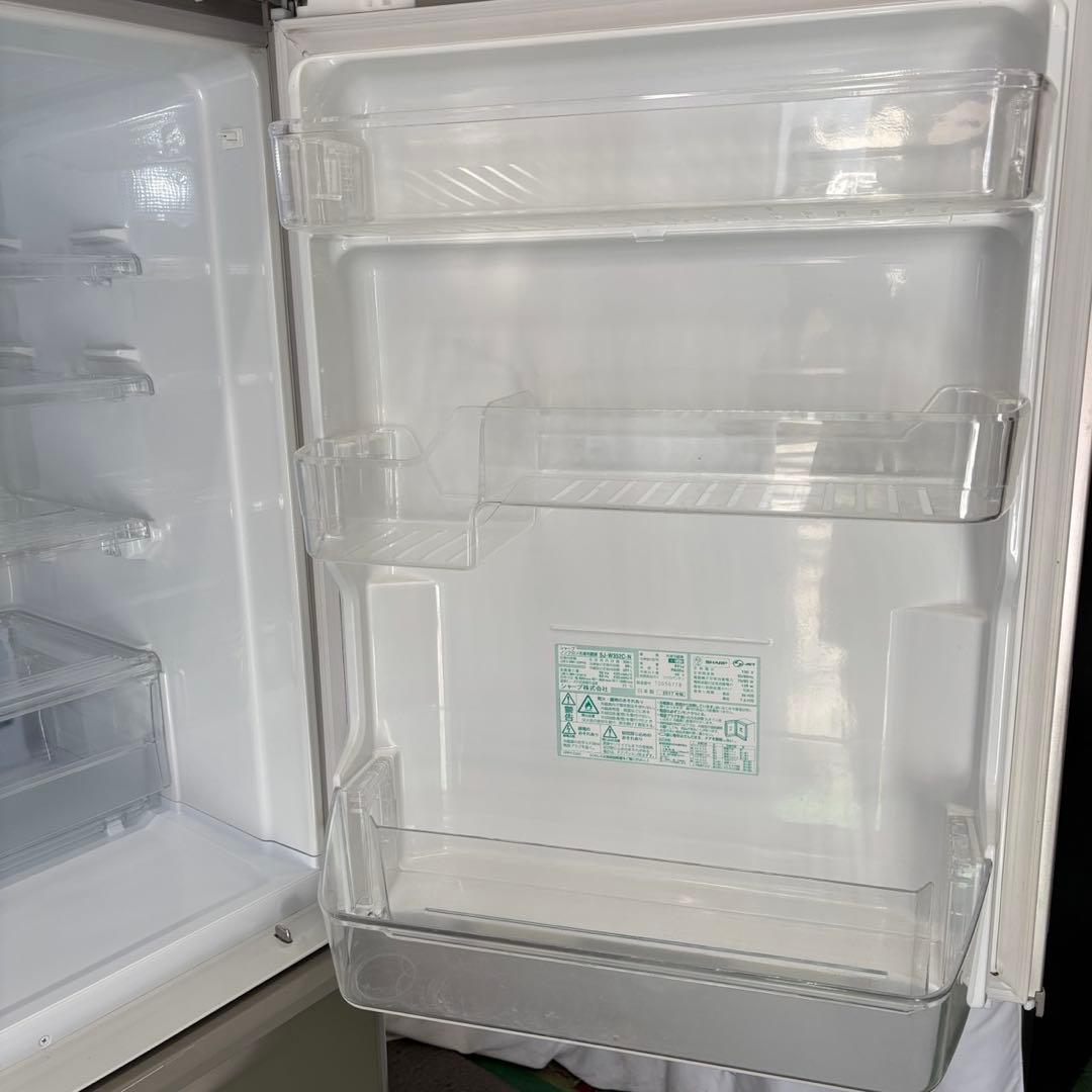 858　冷蔵庫　SHARP　300-400ℓ　大型　両開き　中古　安い　設置無料