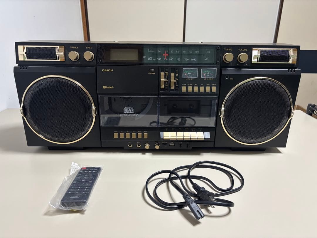 ORIONオリオン 令和版CDラジカセ SCR-B9（一部使用できない機能あり）