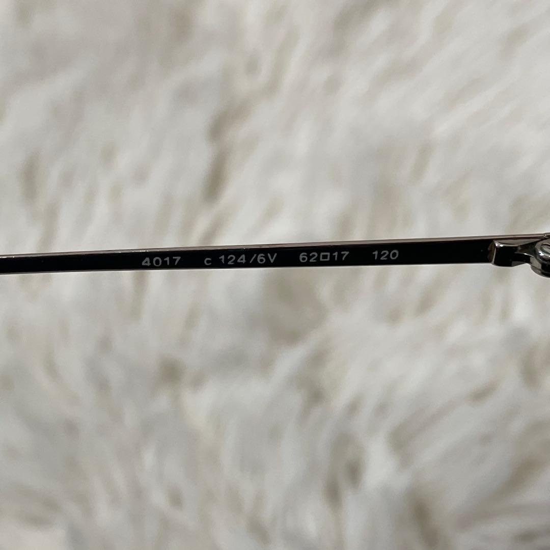 希少 シャネル 4017 ココマーク リムレス サングラス シルバー 62□17