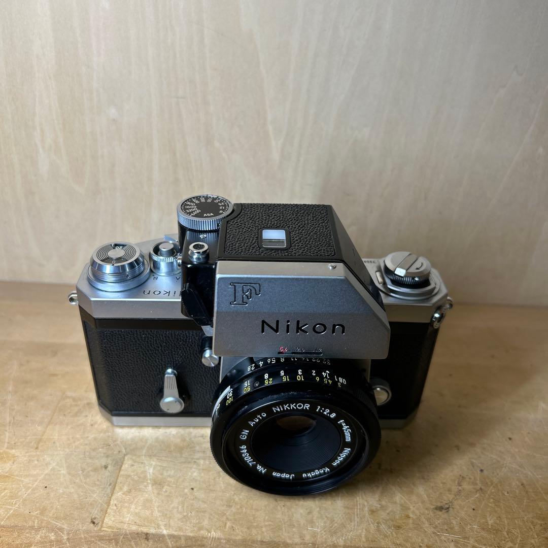 Nikon F +GN Auto Nikkor 45mm f2.8 完動極美品
