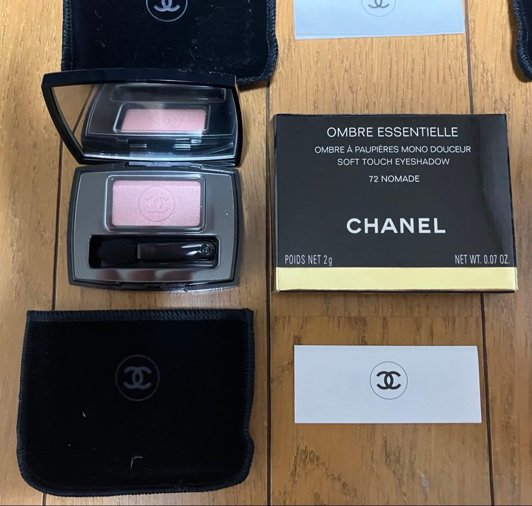 未使用品　CHANEL オンブルエサンシエル　単色アイシャドウ　4点セット