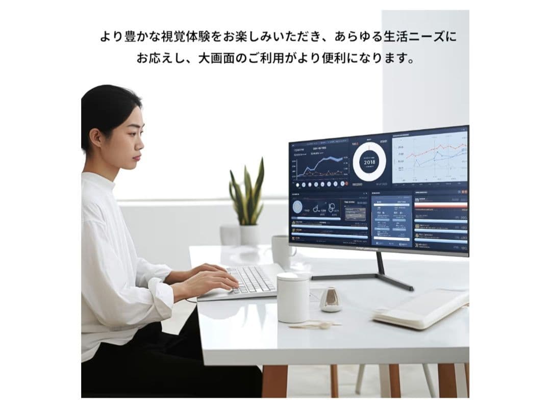 Minifire 24インチ USB-C 100Hz モニター MF24X3C