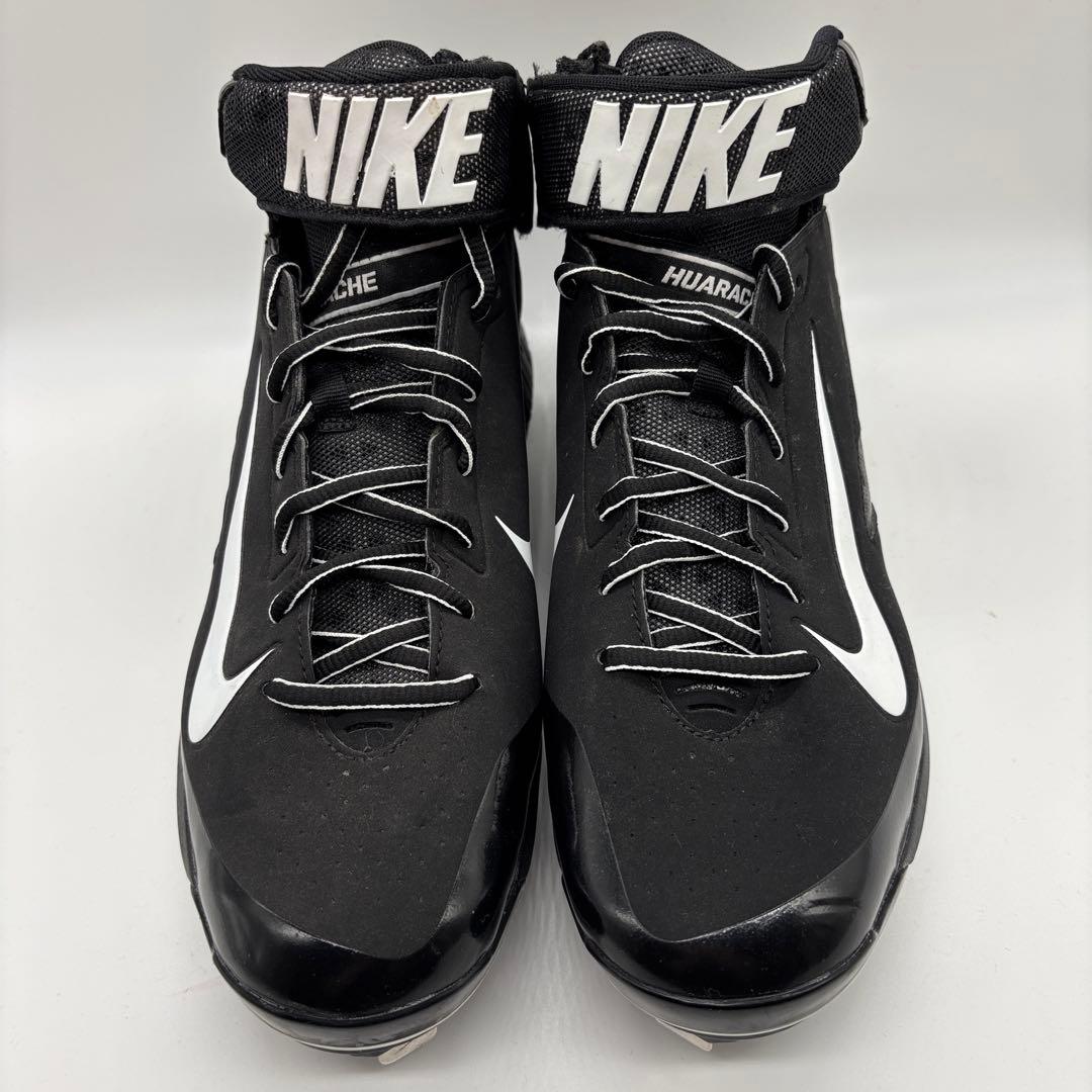 NIKE 野球 スパイク ブラック 黒 27㎝ ミドルカット 軽量