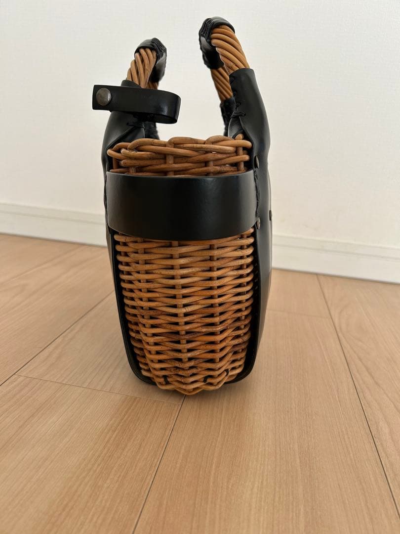 エバゴス　ebagos オイルショルダーミニ　紅藤　BLACK