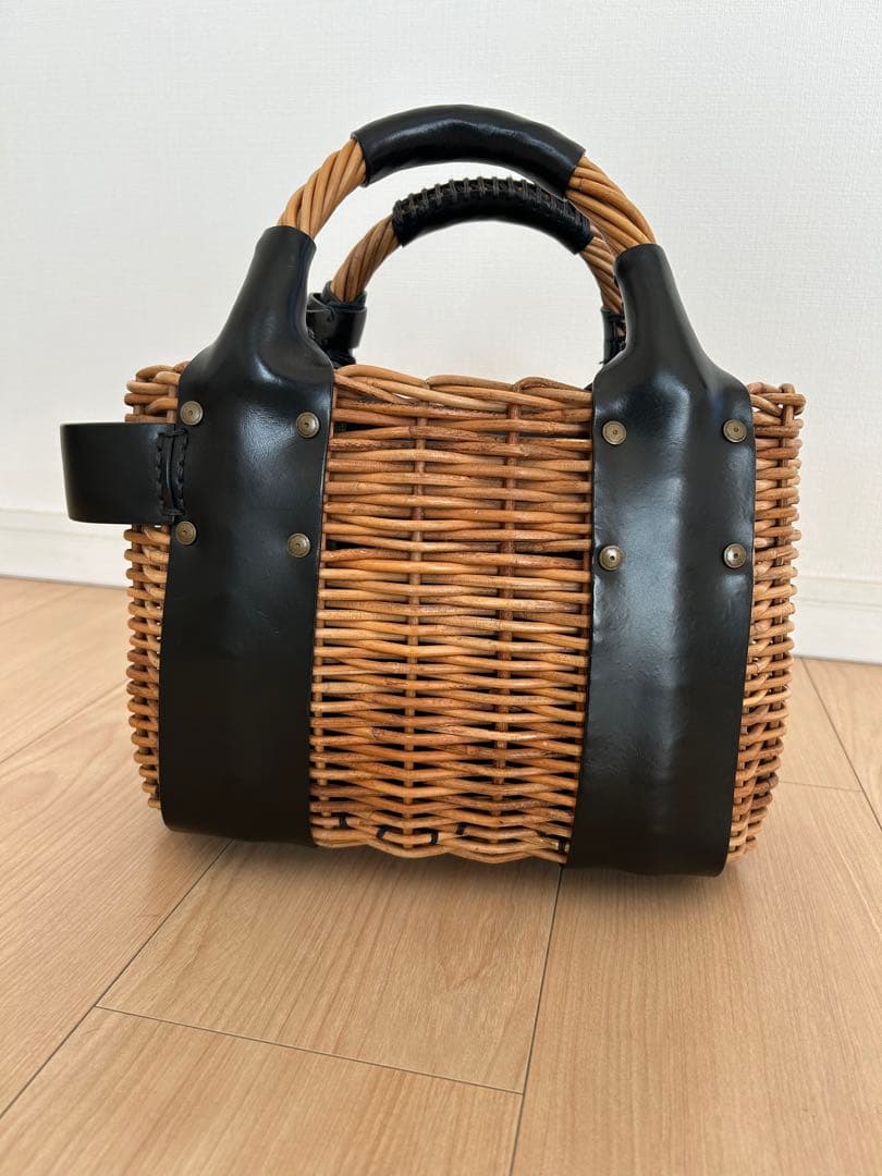 エバゴス　ebagos オイルショルダーミニ　紅藤　BLACK