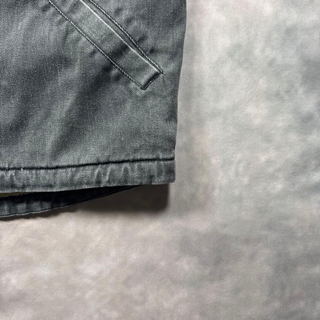 WOLVERINE古着ブラックダックベスト中ボア　S80