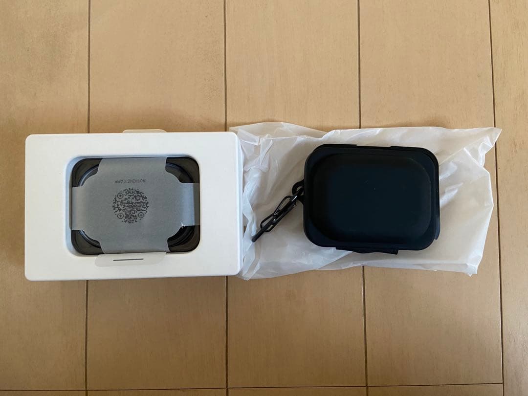 【試聴のみ】 Nothing Ear (a)クリア/ブラック　ケースカバー付き