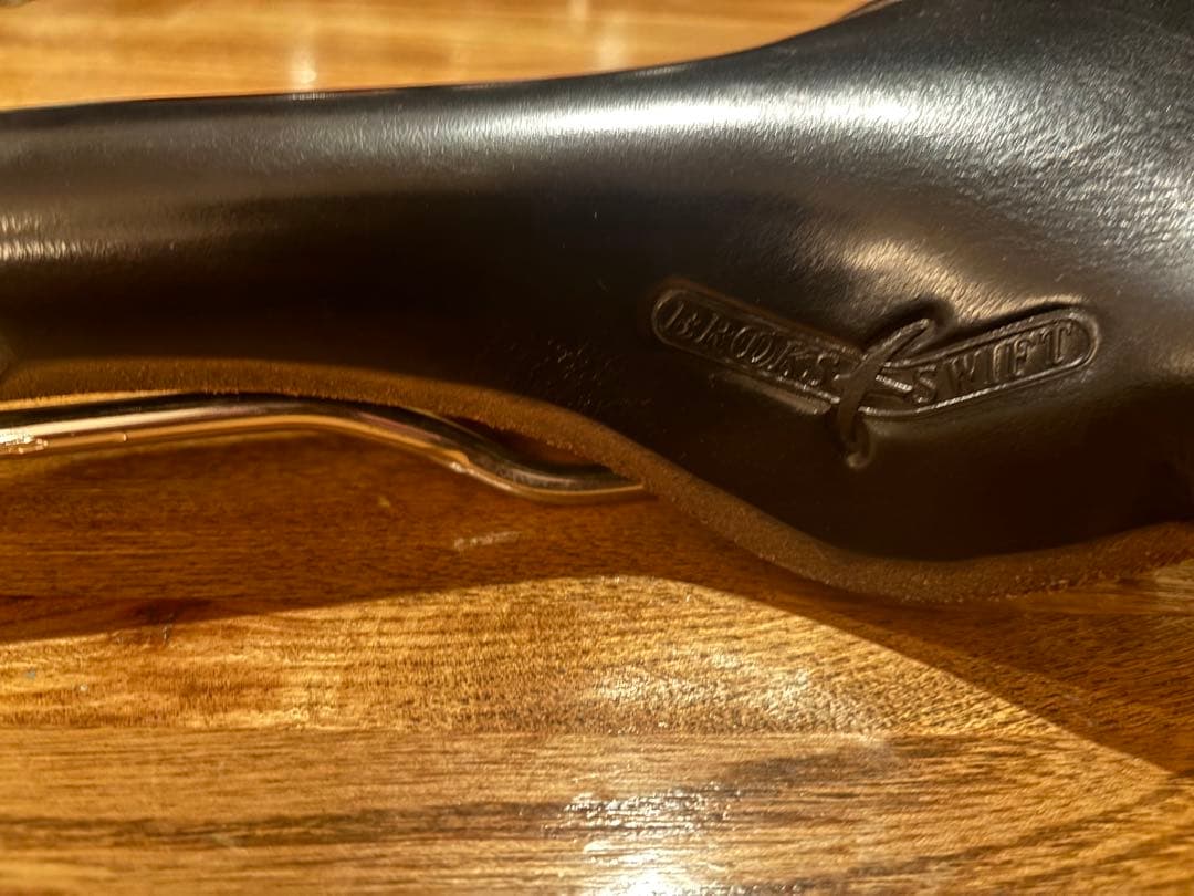 BROOKS swift chrome ブラックレザーサドル