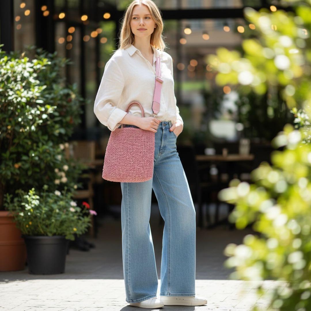 【ANTEPRIMA】アンテプリマ ワイヤーバッグ☆マットピンク☆ハンドバッグ