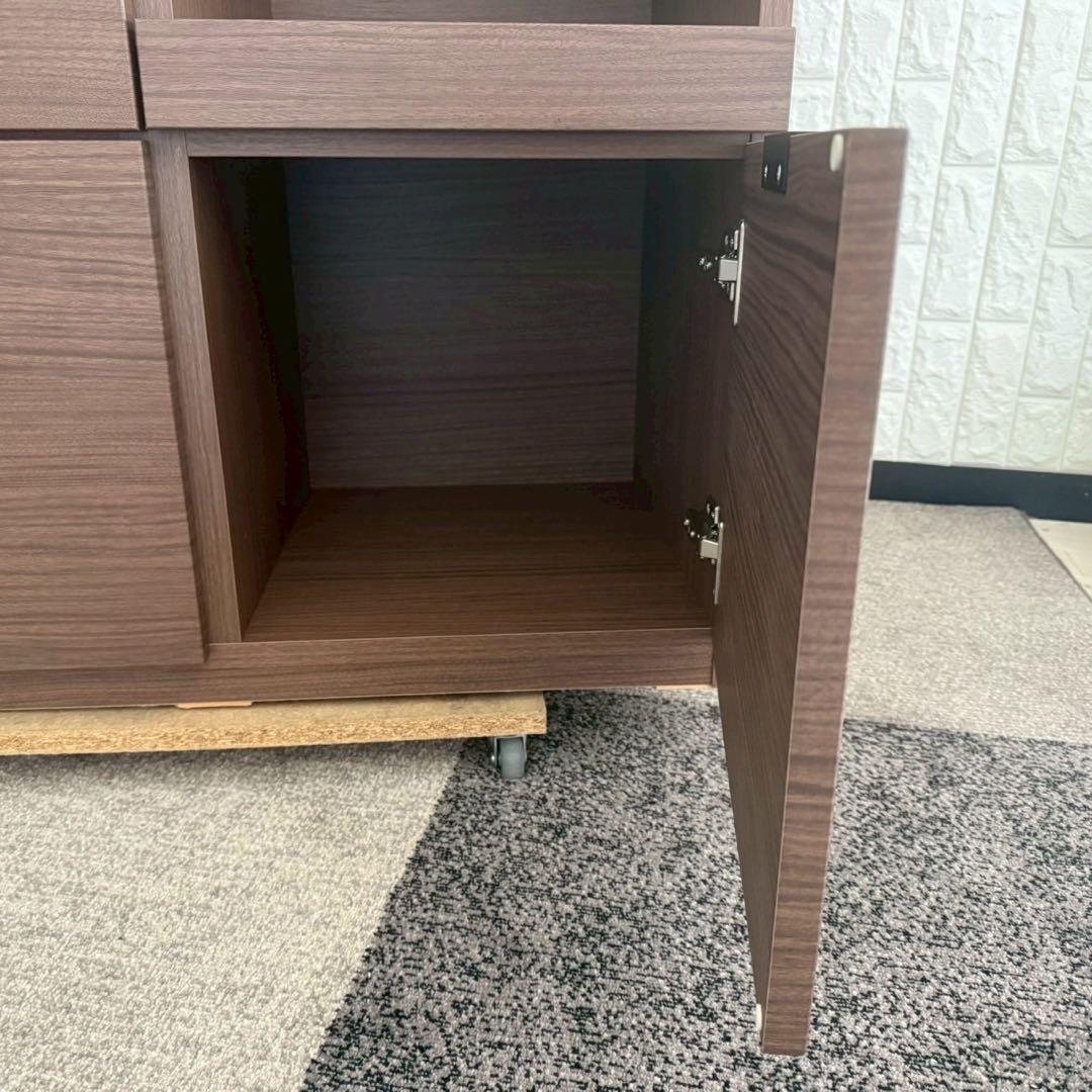 東京23区配送無料✨ニトリ　キッチンボード　エトナ90 ブラウン　美品