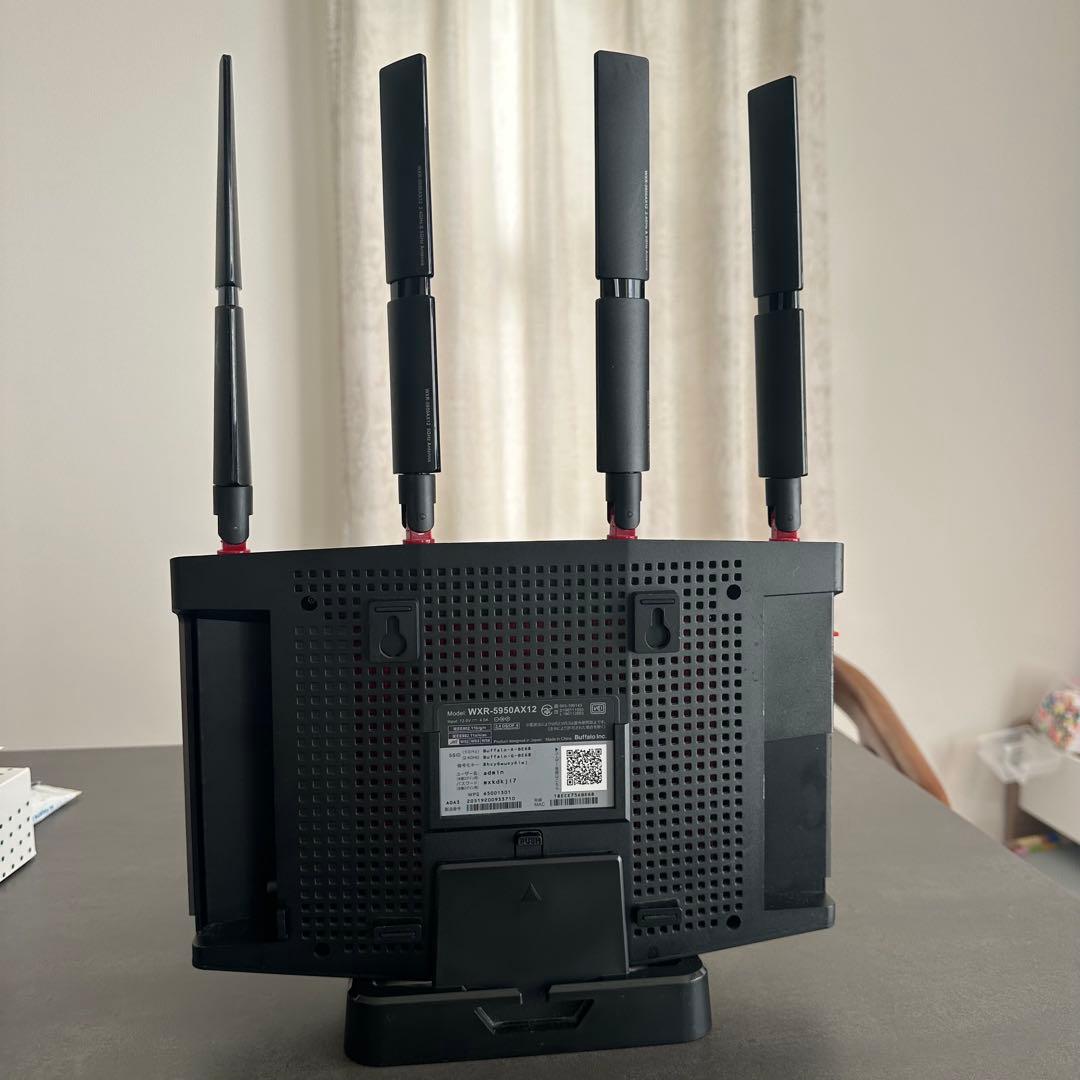 バッファロー WiFi 無線LAN ルーター WXR-5950AX12