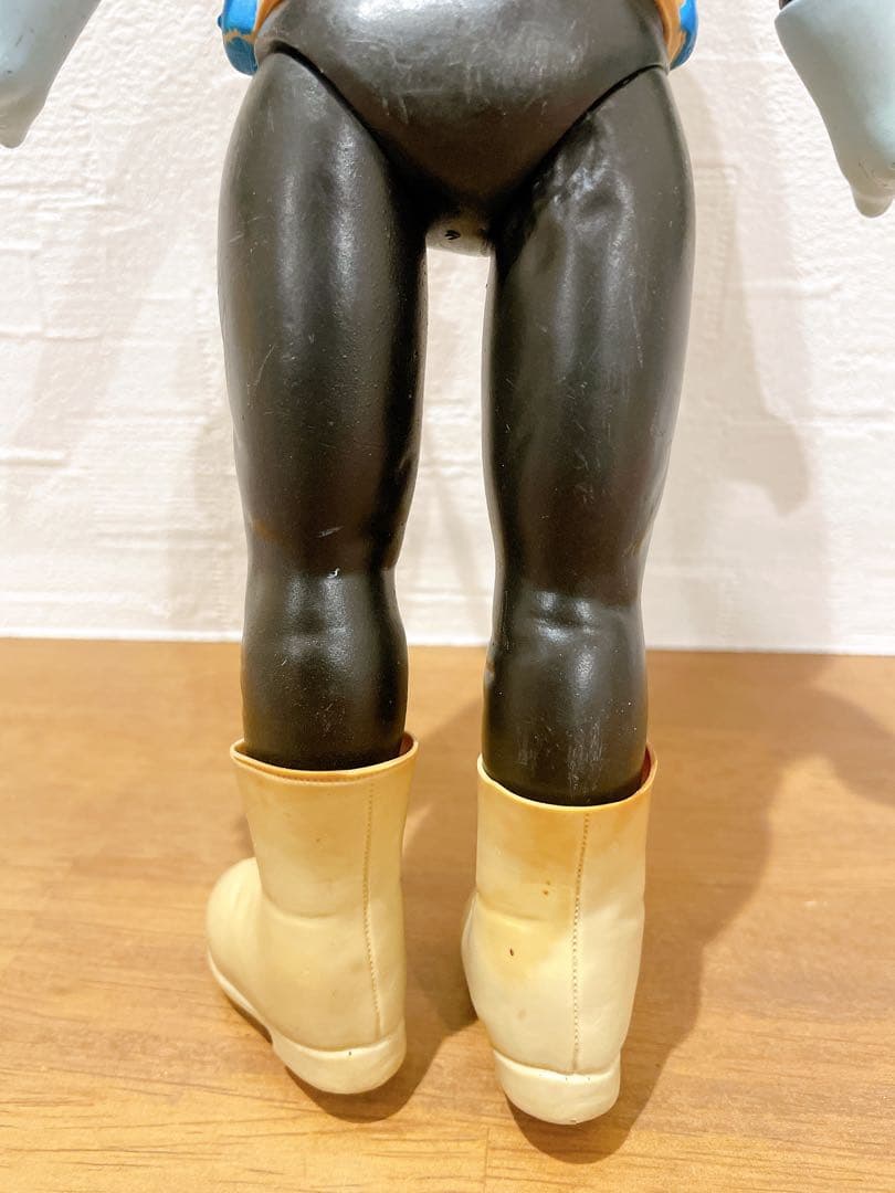 こ*じ様 旧バンダイ　仮面ライダー　スタンダードソフビ　ポピー　当時物　面取れ