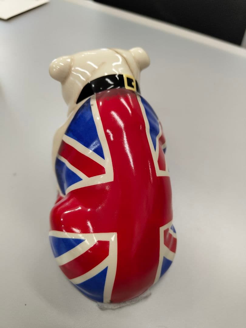 ユニオンジャック ブルドッグ 置物