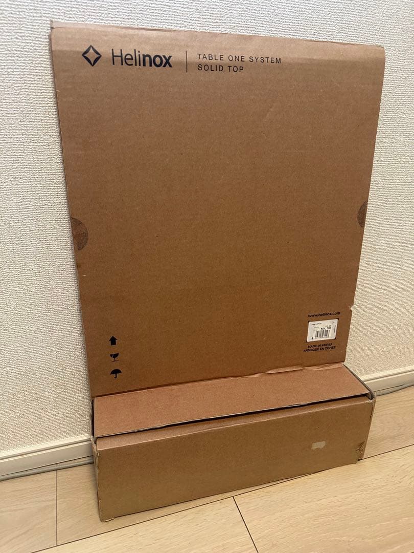ヘリノックス テーブルワン ソリッドトップ、脚、専用バッグ3点セット コヨーテ