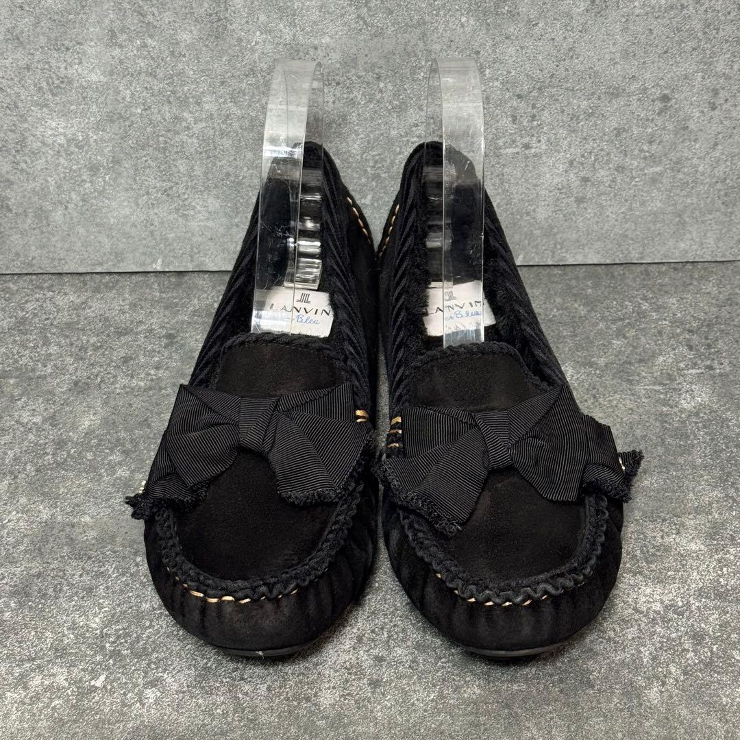 【美品】 LANVIN en Bleu ランバンオンブルー モカシン 24cm