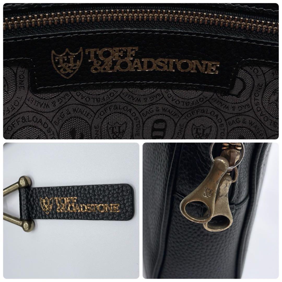 トフアンドロードストーン ビジネスバッグ ブリーフケース ブラック レザー