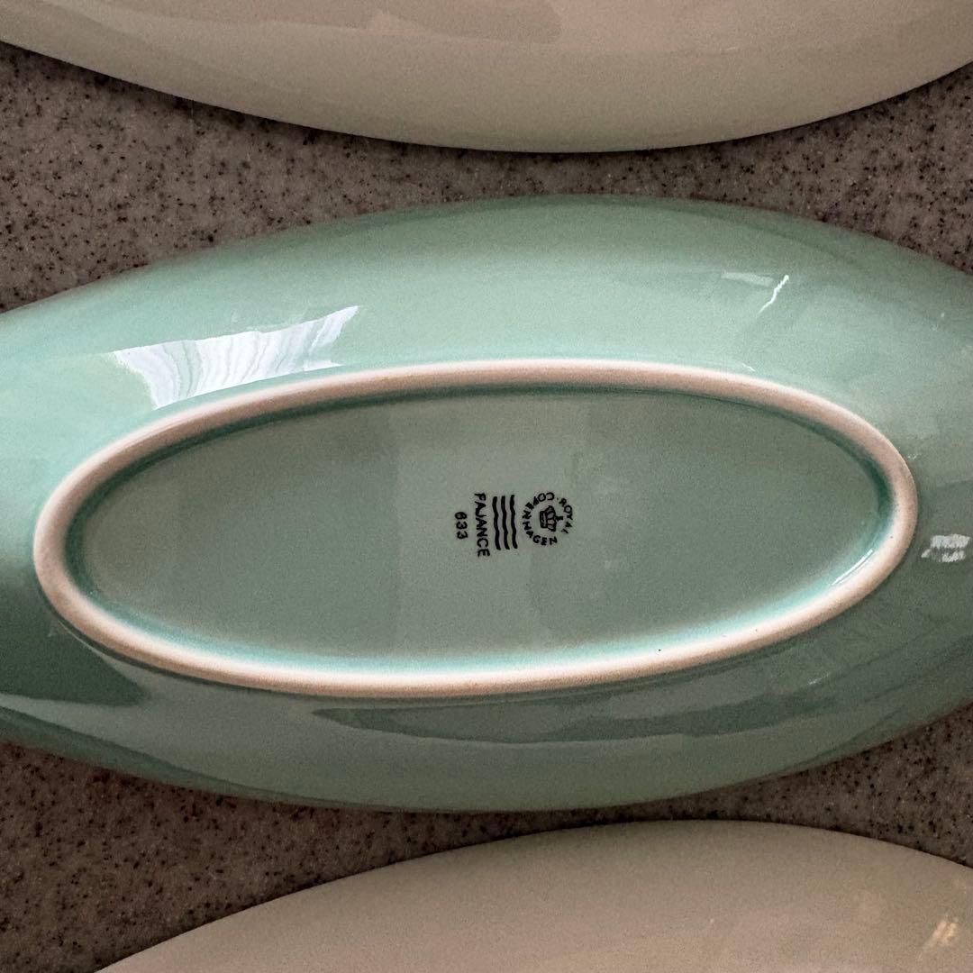 ロイヤルコペンハーゲン 魚型皿 同サイズ4枚セット