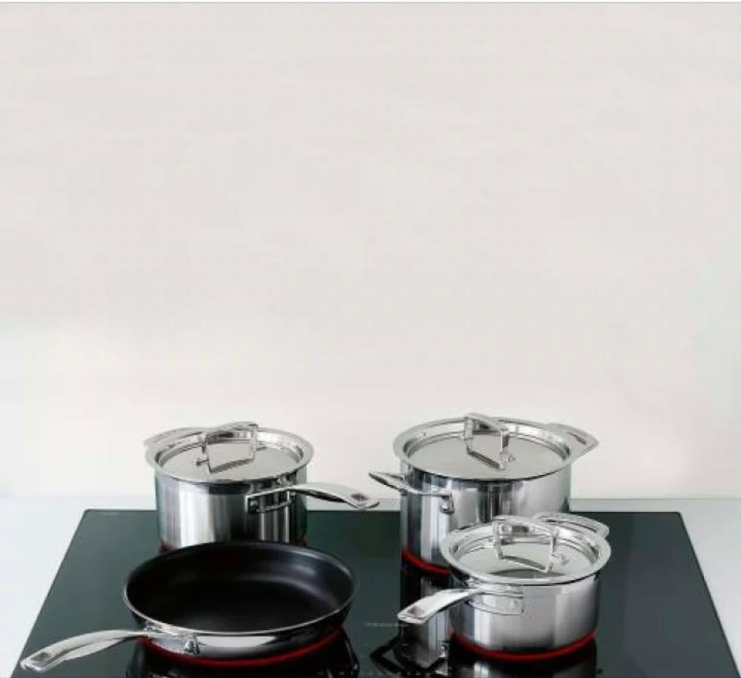 LE CREUSET ル・クルーゼ　ステンレス鍋セット