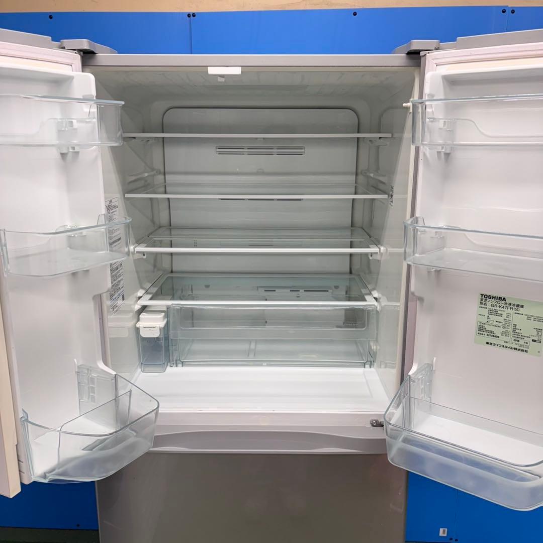 642 東芝　6ドア　観音開き　フレンチドア　大型冷蔵庫　400L〜500L