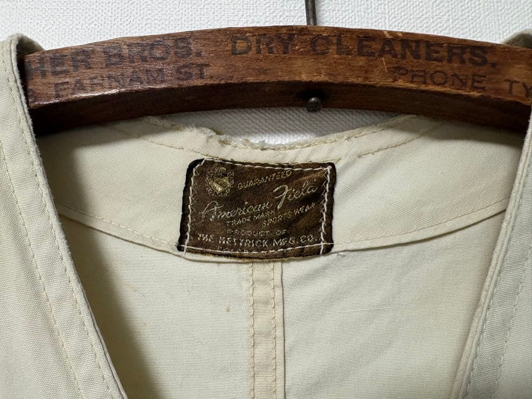 50's american field ベスト　ハーフムーン　ヴィンテージ