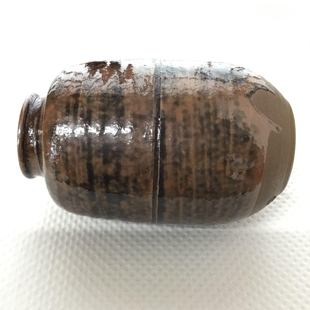 茶道具　筒井順慶茶入写　筒井写瀬戸茶入　佐々木八十二造　栞　共箱　S36CI