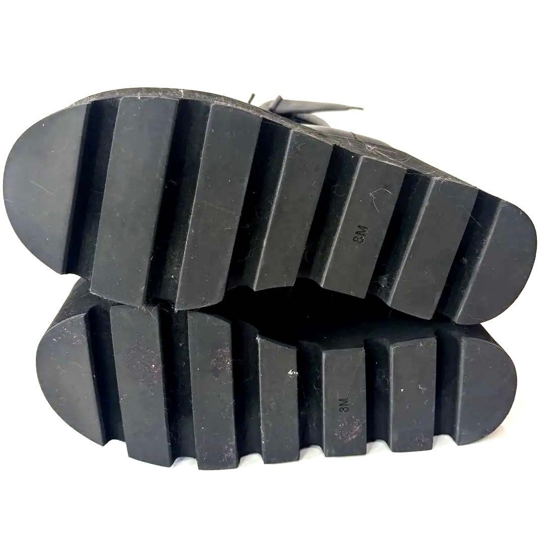 Dollskill 厚底編み上げブーツ ブラック