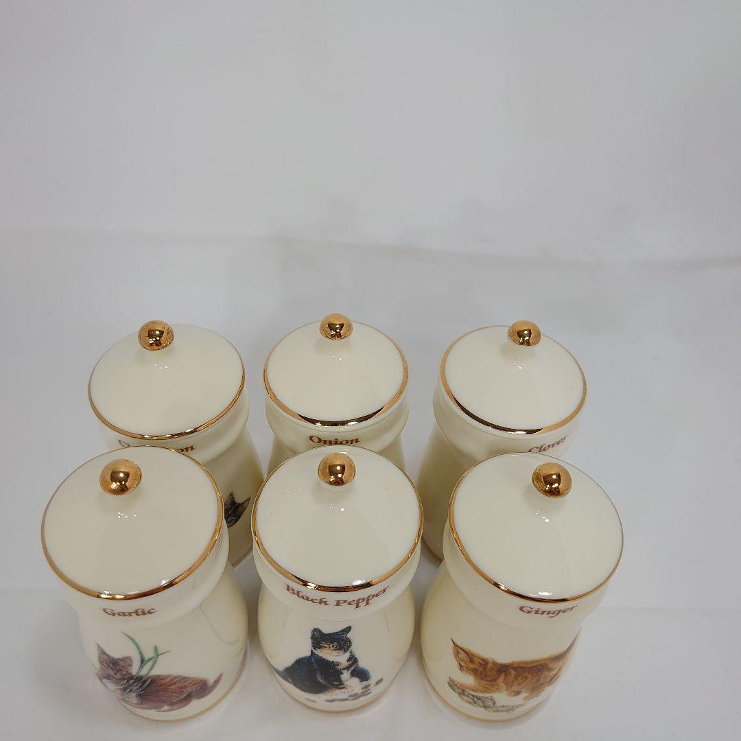 ダンバリーミント社 レズリー・アン・アイボリー スパイスジャー 6個セット②