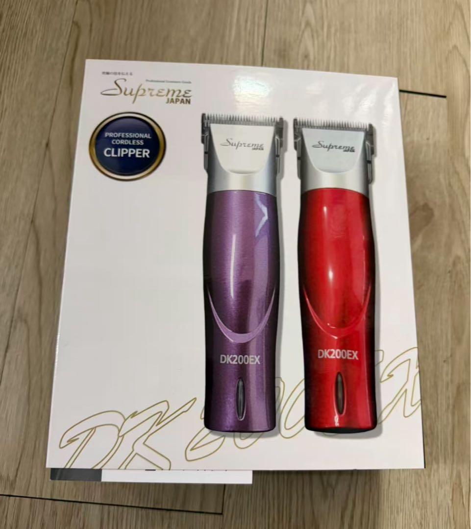 サプリーム　コードレスクリッパー DK200EX　レッド 1mm付