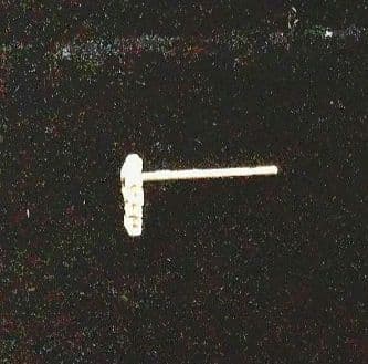 K18 ピアス　ダイヤモンド　片耳