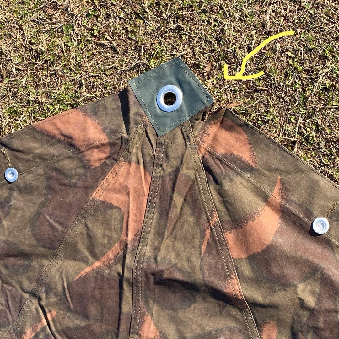 3*1様 ハンガリー軍　軍幕②　ポンチョ　２枚　ポール・ペグセット　ワンポールテ