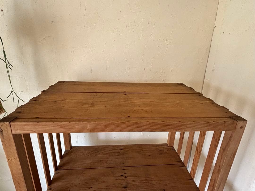 アンティークシェルフ　古い木製ラック