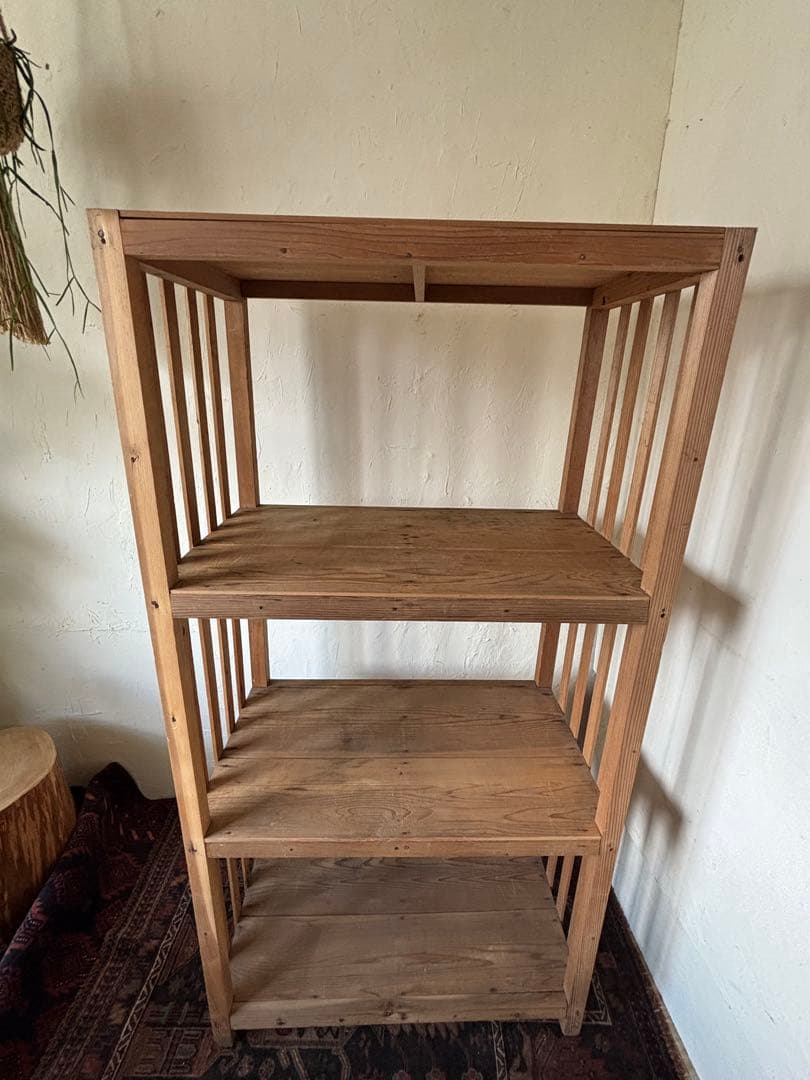 アンティークシェルフ　古い木製ラック