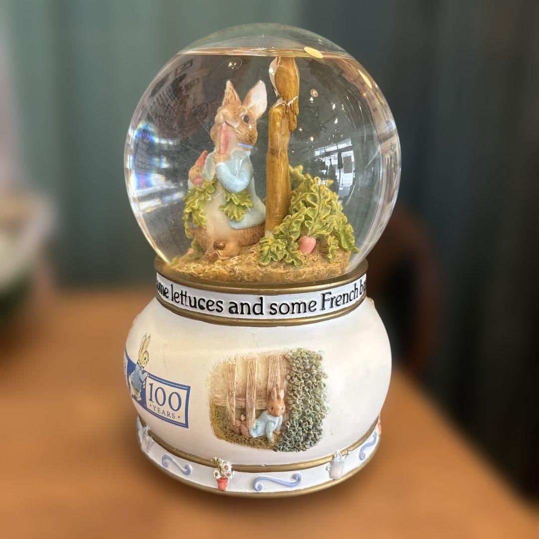 希少　ピーターラビット　スノードーム　オルゴール