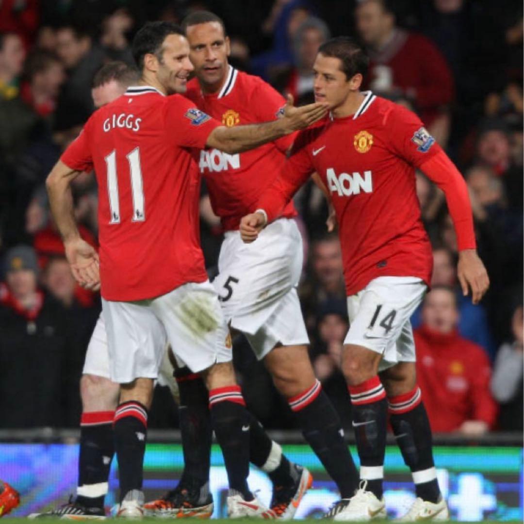 NIKE マンチェスターユナイテッド 10/11 長袖 ホーム ユニフォーム L