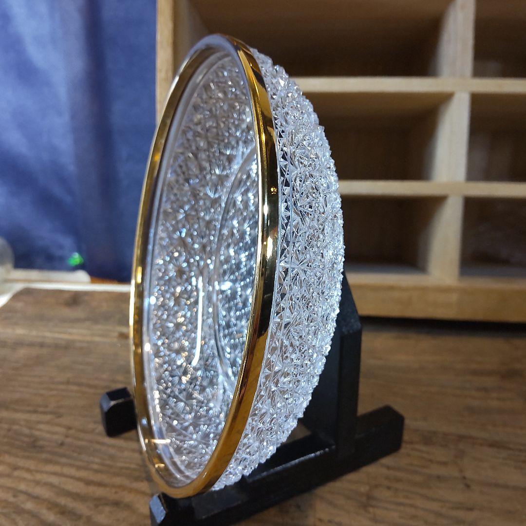 須田秀石④　茶懐石用　クリスタル　　五客セット（内、蓋が無い物2つ）