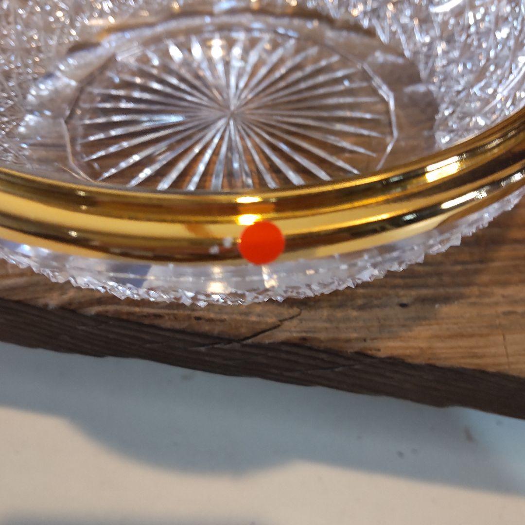 須田秀石④　茶懐石用　クリスタル　　五客セット（内、蓋が無い物2つ）