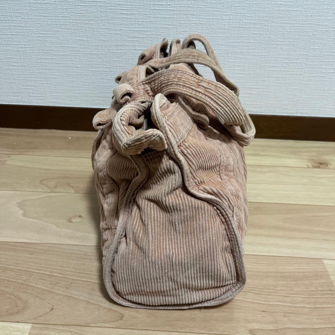 ディーゼル　コーデュロイ　バッグ　ベージュ　y2k