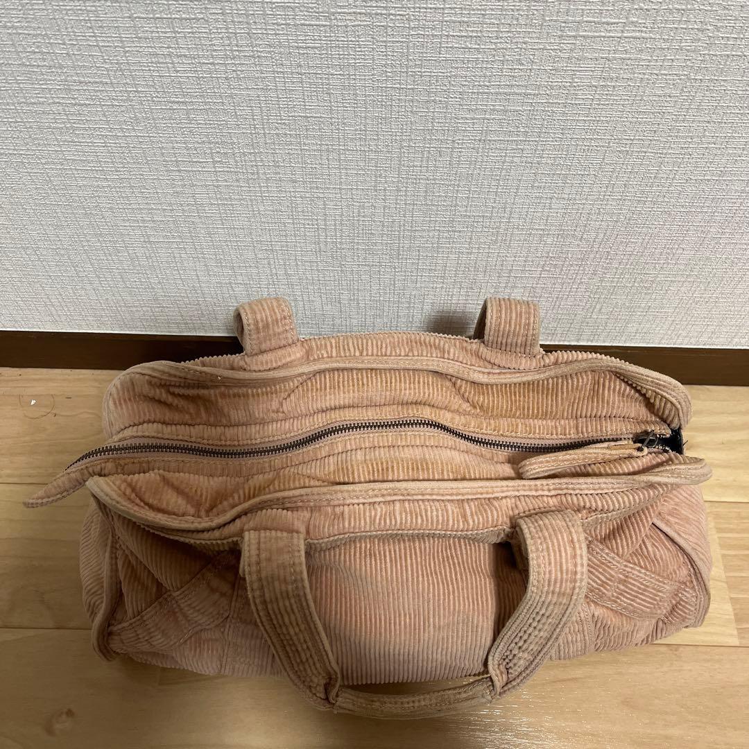 ディーゼル　コーデュロイ　バッグ　ベージュ　y2k