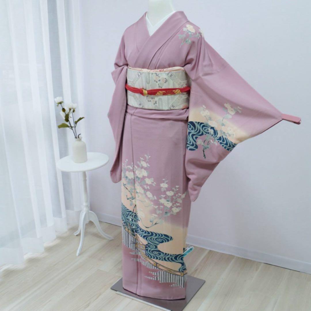 訪問着　4点フルセット 301c 正絹 七五三 お宮参り 入学式　卒園式　結婚式