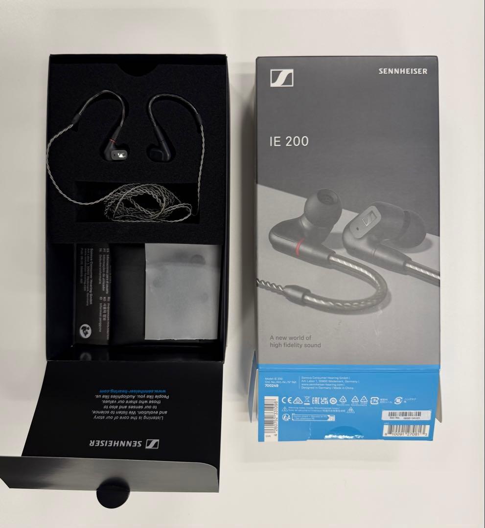 純正バランスケーブル付 ゼンハイザー IE-200 有線イヤホン