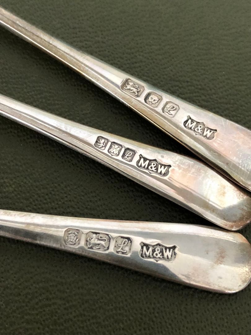 マッピン＆ウェッブ　純銀製スプーン7本セット　シルバー　ビンテージ　SILVER