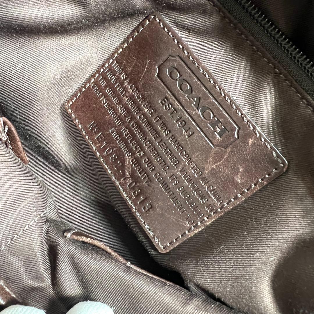 コーチ トンプソン 2WAY メッセンジャーバッグ A4 レザー 70313