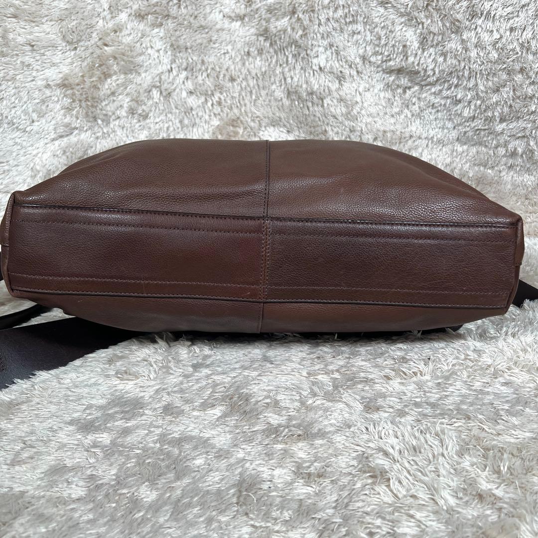 コーチ トンプソン 2WAY メッセンジャーバッグ A4 レザー 70313