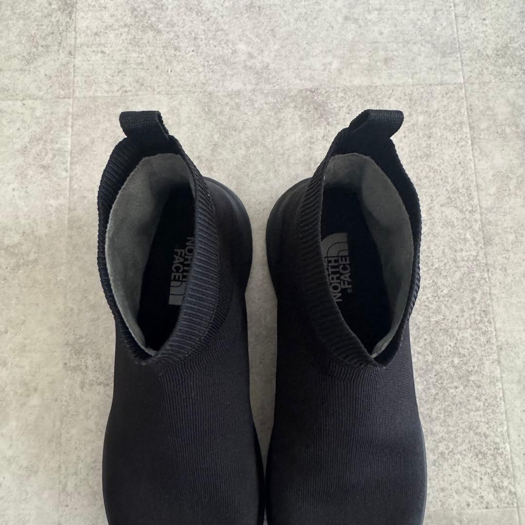 美品★ノースフェイス 防水シューズ　レインシューズ　晴雨兼用　靴　25cm 黒