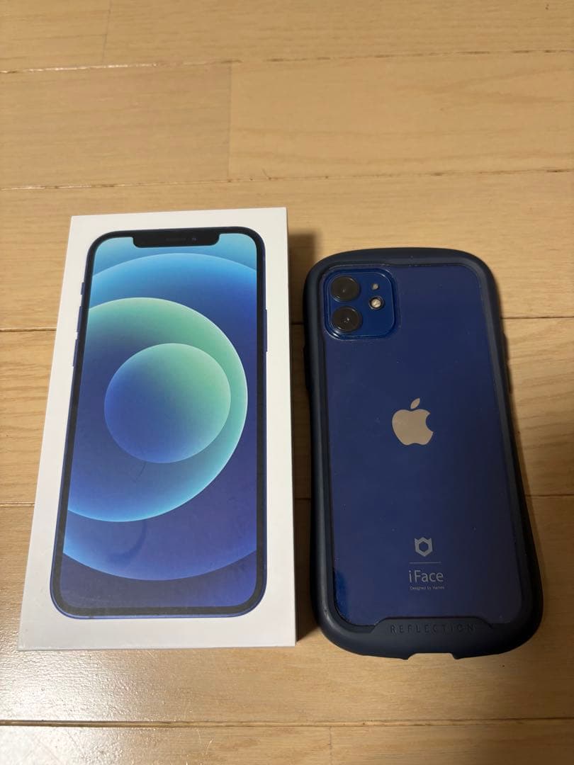 iphone12, blue, 128gb,バッテリー アップル 正品83%