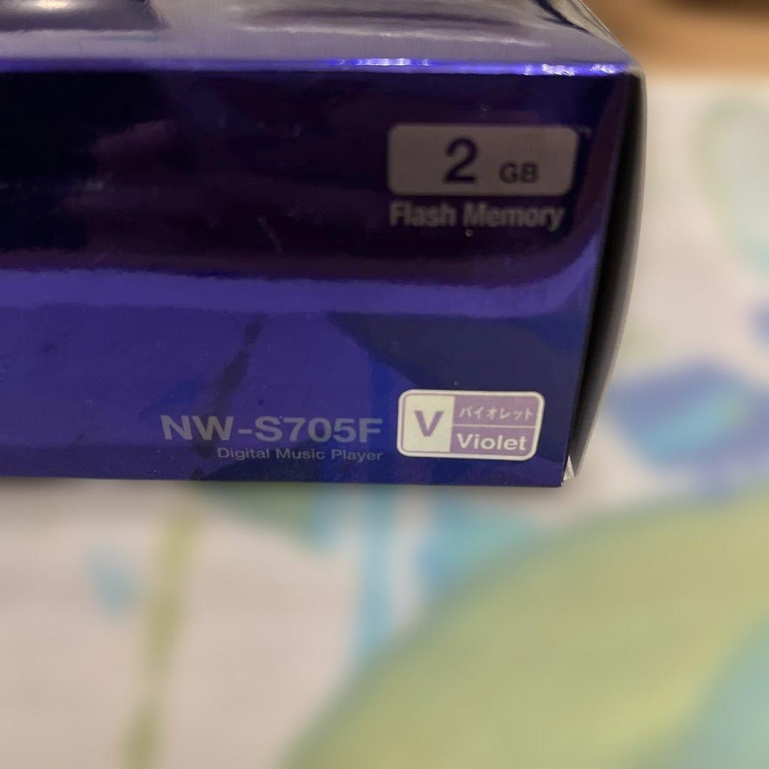 SONY NW-S705F デジタルオーディオプレーヤー 2GB バイオレット