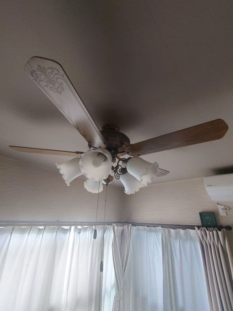 クラシックシーリングファン 5灯　5枚羽