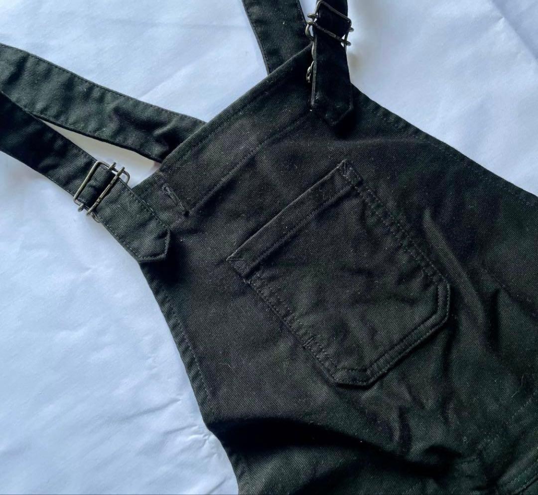 ジャンゴアトゥール Django Atour オーバーオール サロペット 黒　s